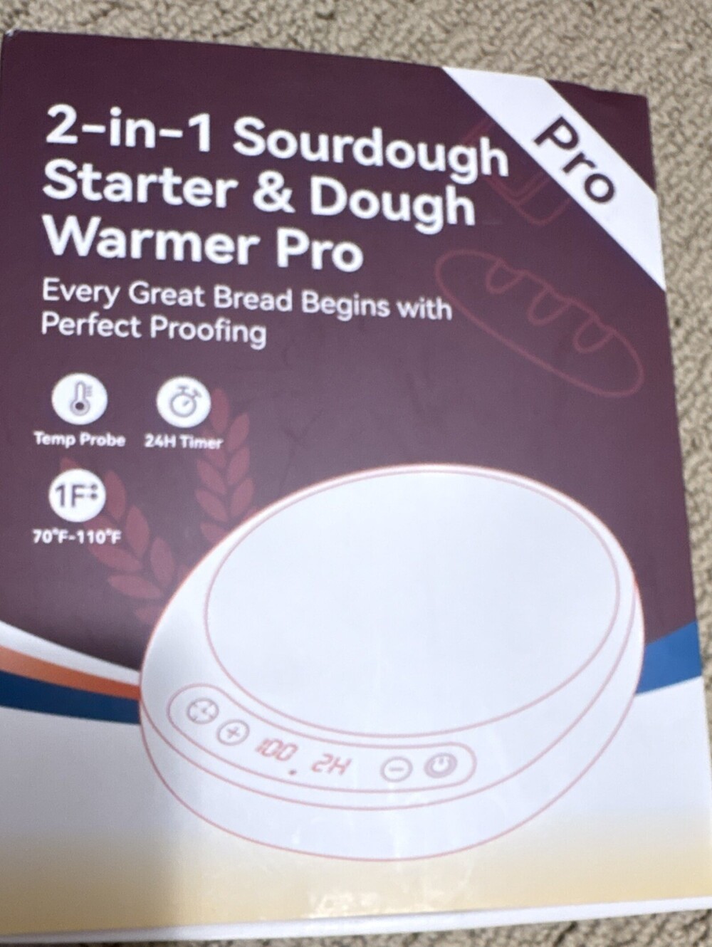 2-in1 Sourdough Starter & Dough Warmer Pro